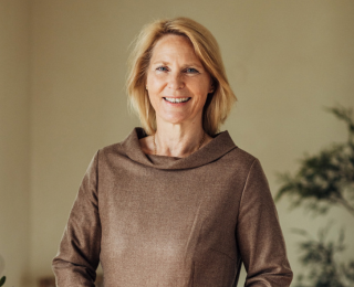 Woman smiling